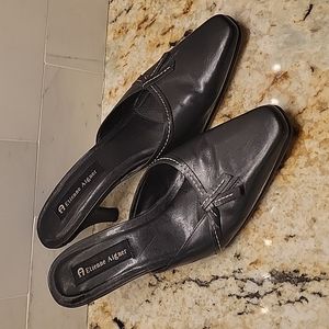 Etienne Aigner black mules size 9